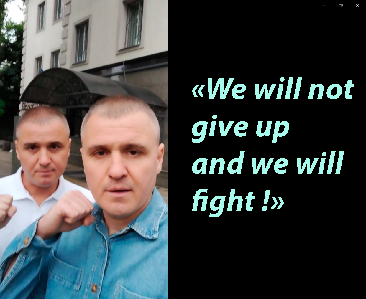 The Kononovich brothers continue their fight