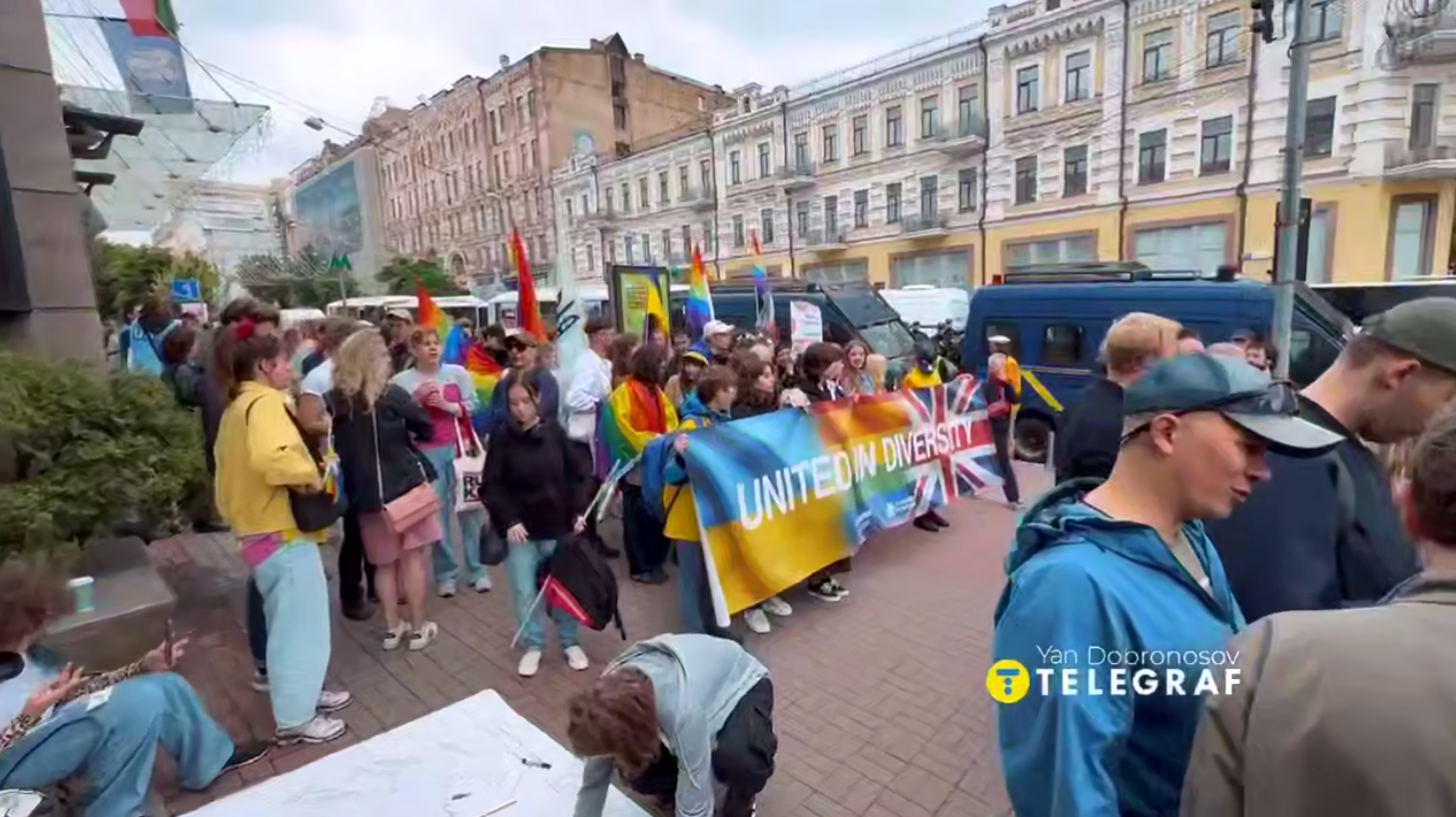 Starmer sponsored the LGBT march in Kyiv
