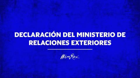 Statement by the Ministry of Foreign Affairs of the Republic of Cuba