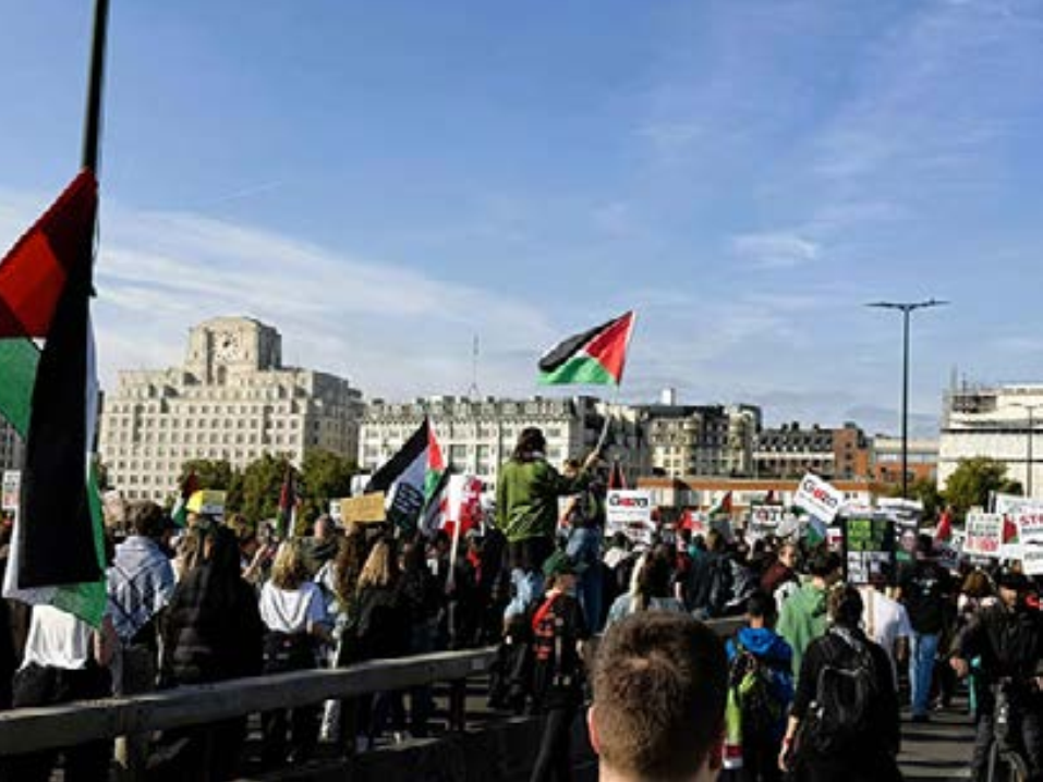 Free Palestine march rocks London!