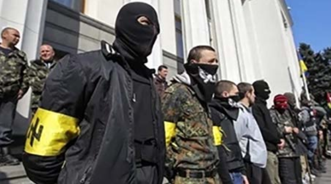Ukrainian Nazis Attack