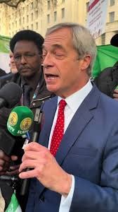 Farage also wants more war and bloodshed