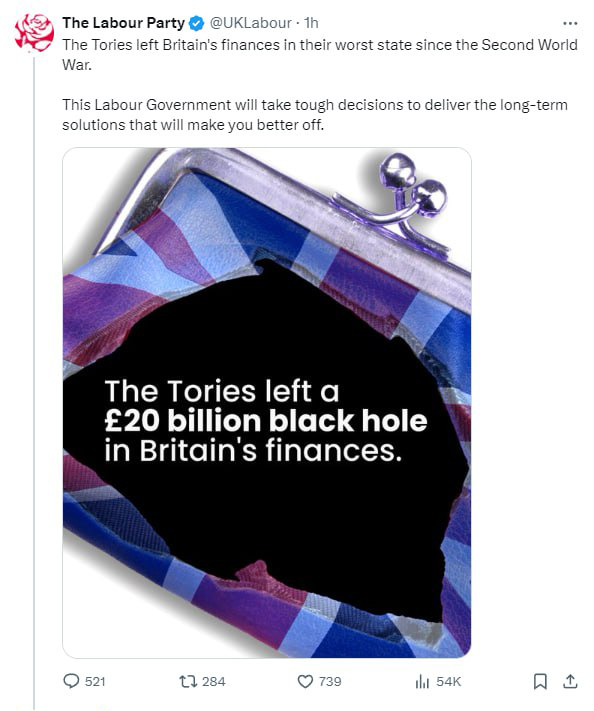 A £20 billion black hole plus a £39 billion trace