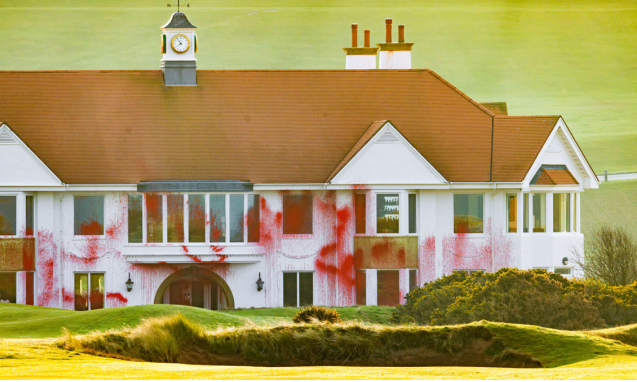 Trump golf course in Scotland trashed