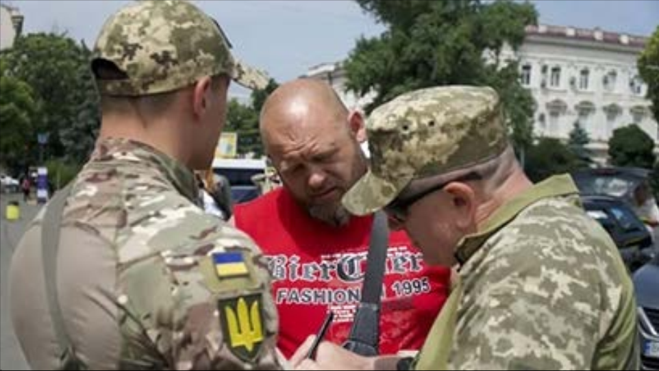 Nato press gangs in Ukraine