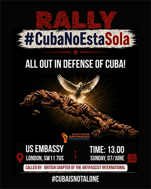 Cuba Is Not Alone!