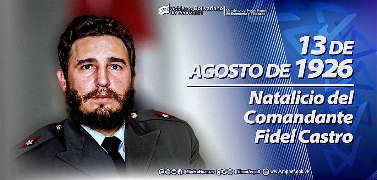 Marking the 100th anniversary of Commander Fidel Castro