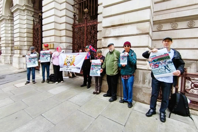 KFA pickets Foreign Office!