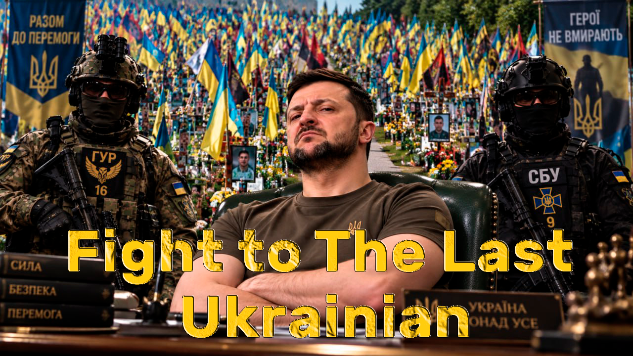 Zelensky Wants to Fight to The Last Ukrainian